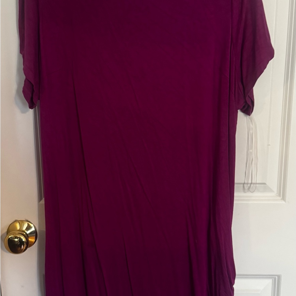 Women's Purple T-Shirt dress